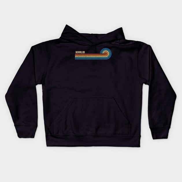 Khalid - Retro Sunset Kids Hoodie by Arestration